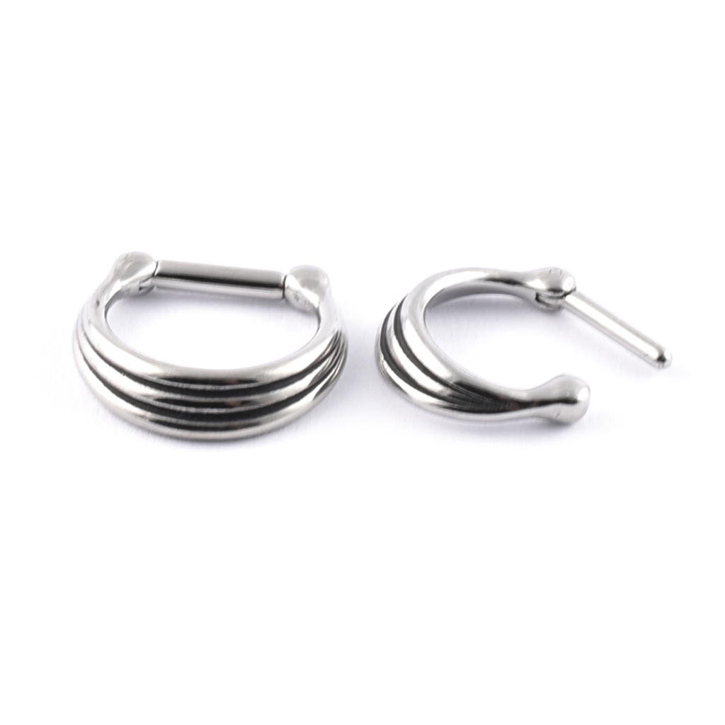 Surgical Steel graduated band ring