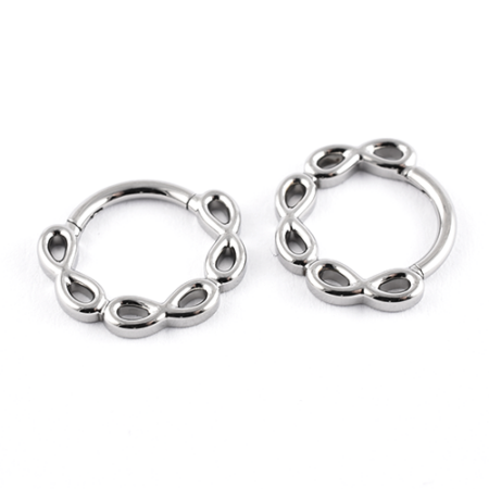 Titanium Infinity hinged Segment Ring