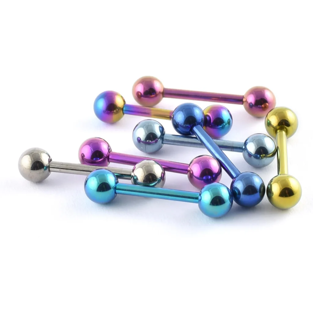 Titanium straight Barbell 1.6mm