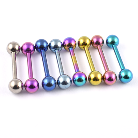 Titanium straight Barbell 1.6mm