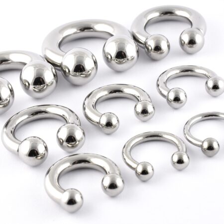 Surgical Steel Horseshoe Large Gauge 2.0mm-6.0mm