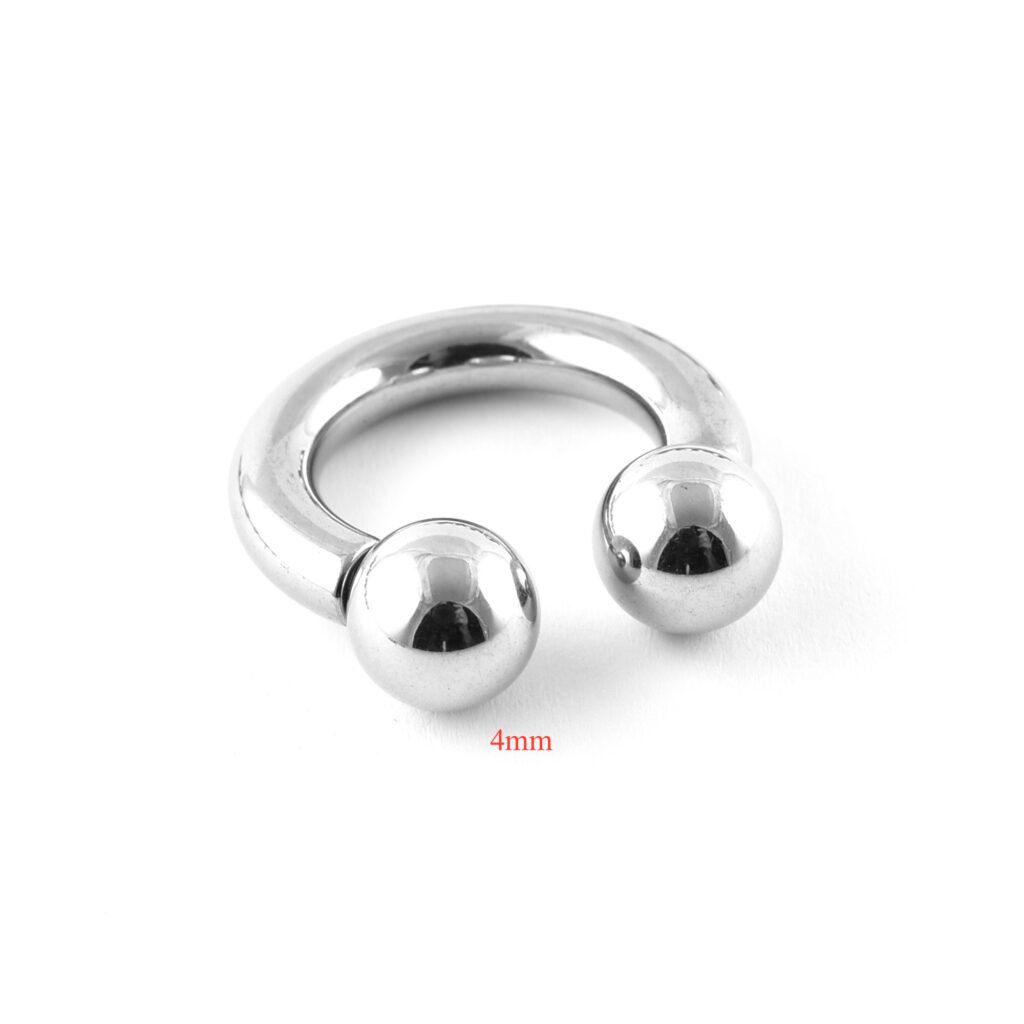 Surgical Steel Horseshoe Large Gauge 2.0mm-6.0mm