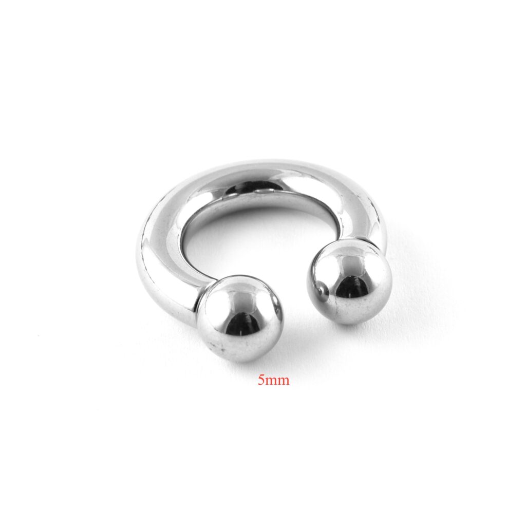Surgical Steel Horseshoe Large Gauge 2.0mm-6.0mm
